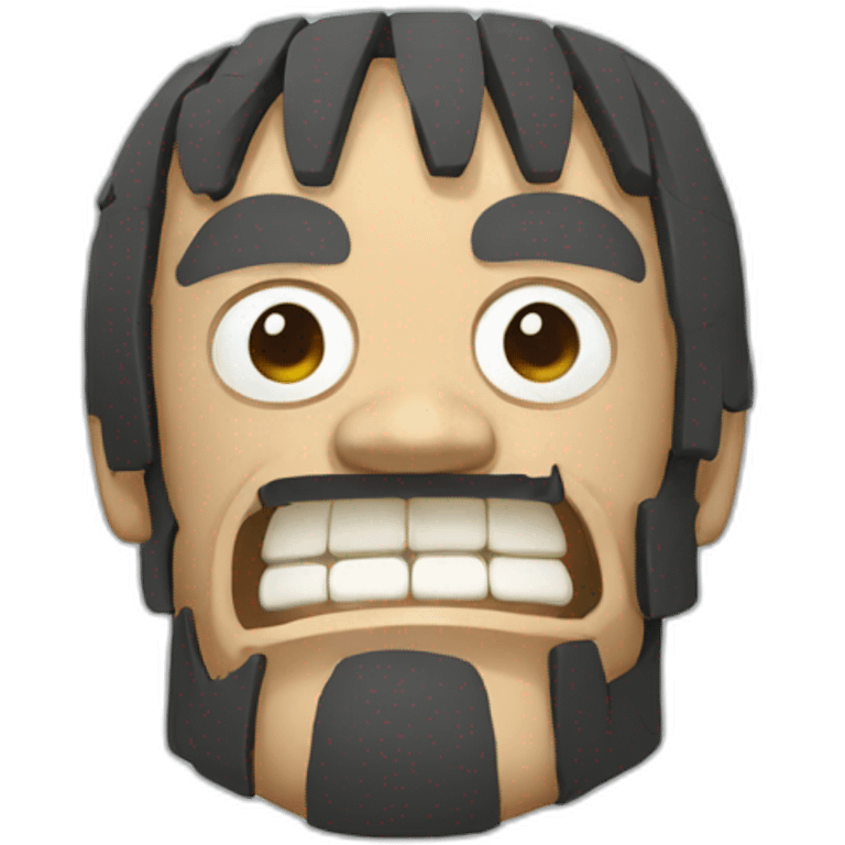 luffy moai head emoji