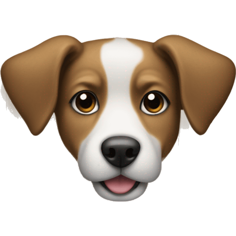 Dog on a board emoji