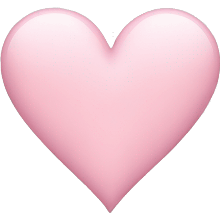 A light pink heart emoji