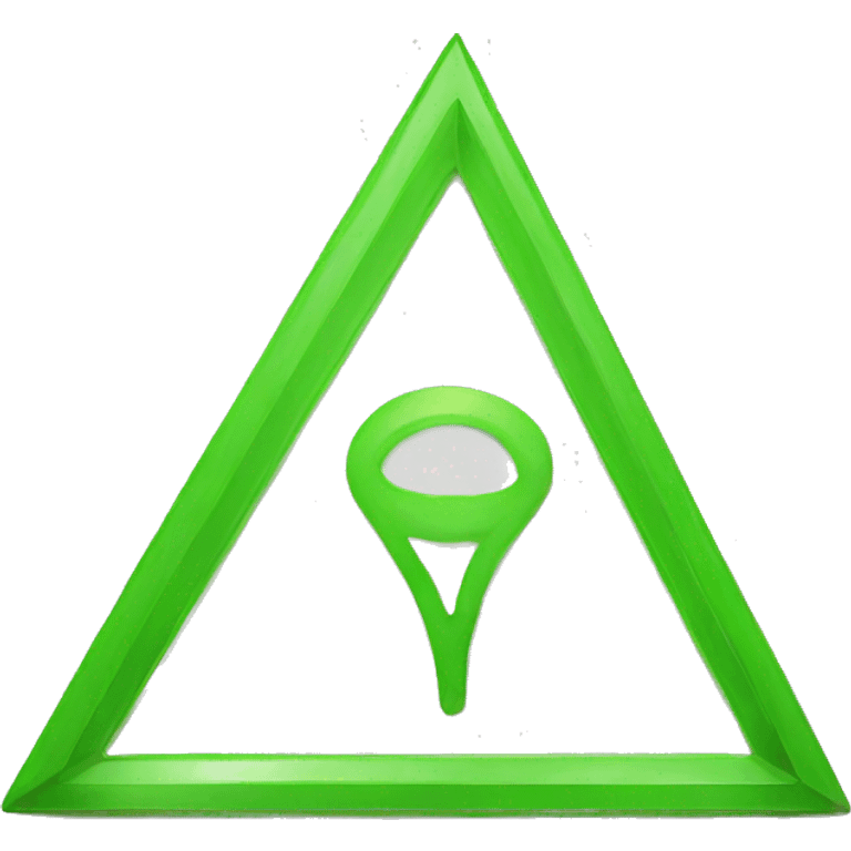 green triangle up emoji