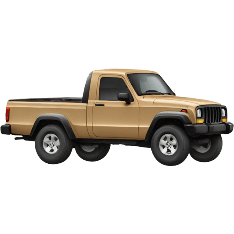 Tan Jeep Comanche emoji