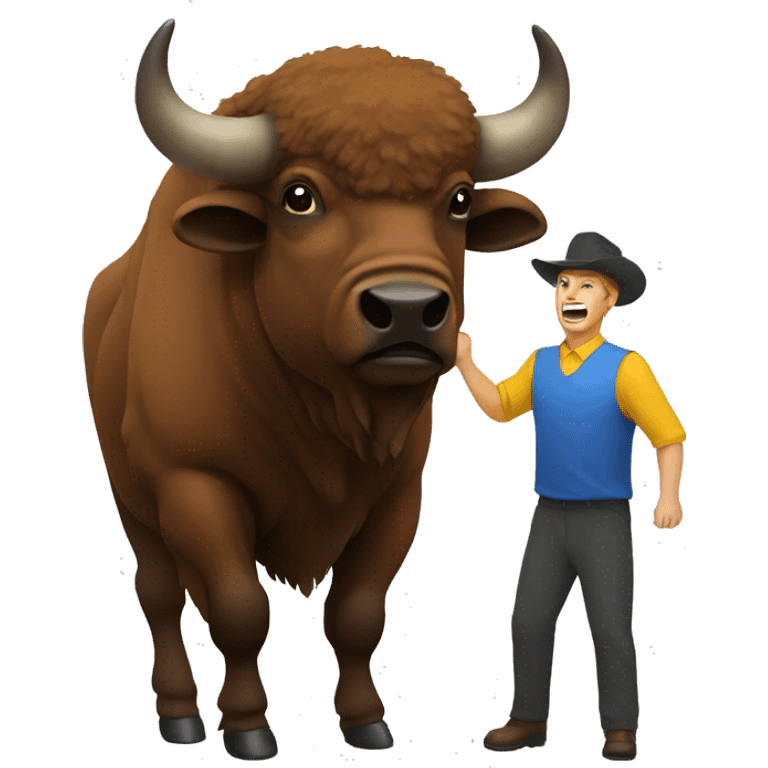 Bison winning  emoji