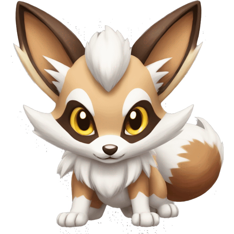 Furret Eevee Lycanroc emoji