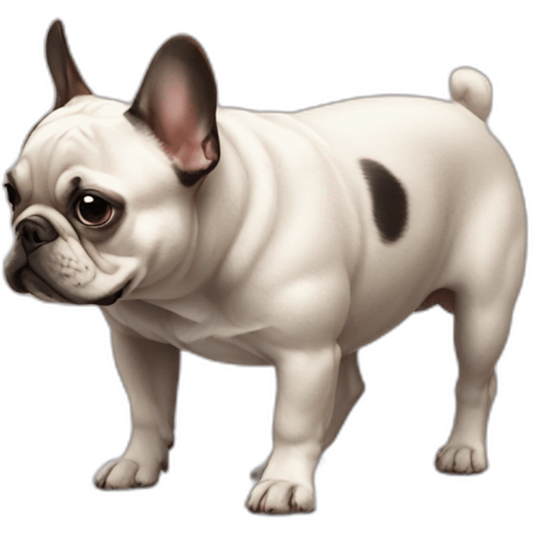 french bulldog butt emoji