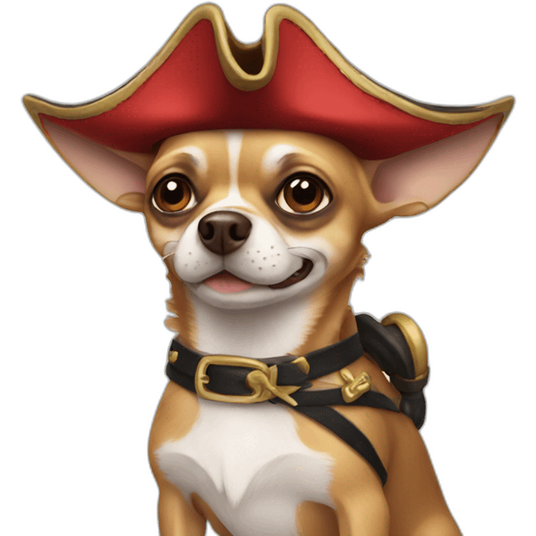 chihuahua pirate emoji