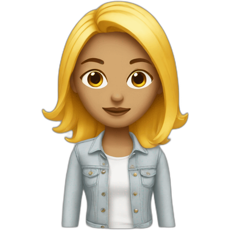 Designer girl emoji