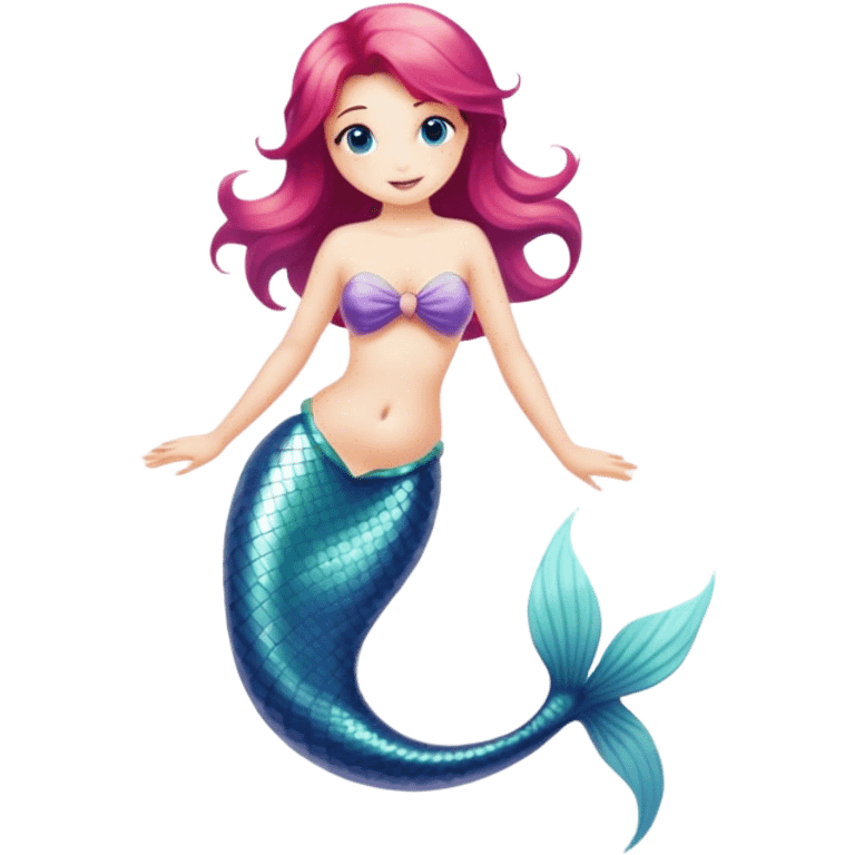 Beautiful mermaid emoji