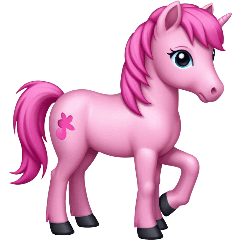 Pink pony emoji