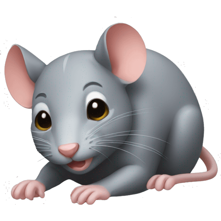 Rat massaged emoji