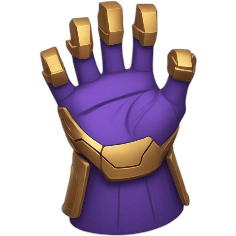 thanos hand emoji