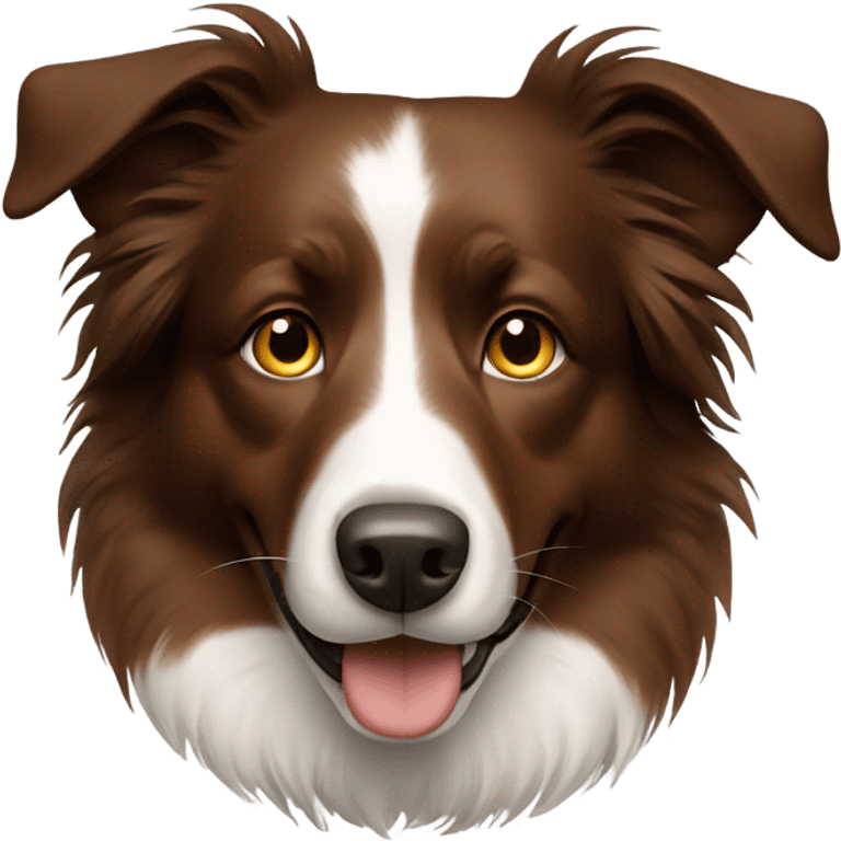 border collie brown emoji