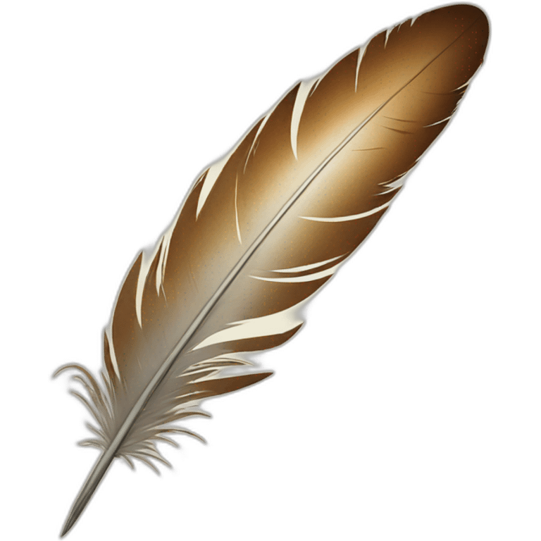 writing feather emoji