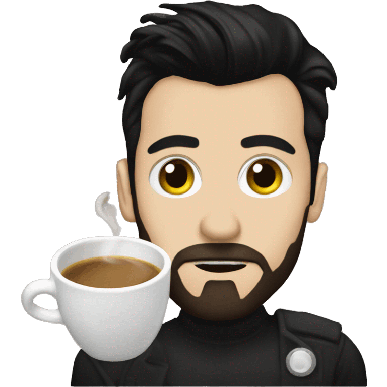 Ian Watkins with coffee emoji