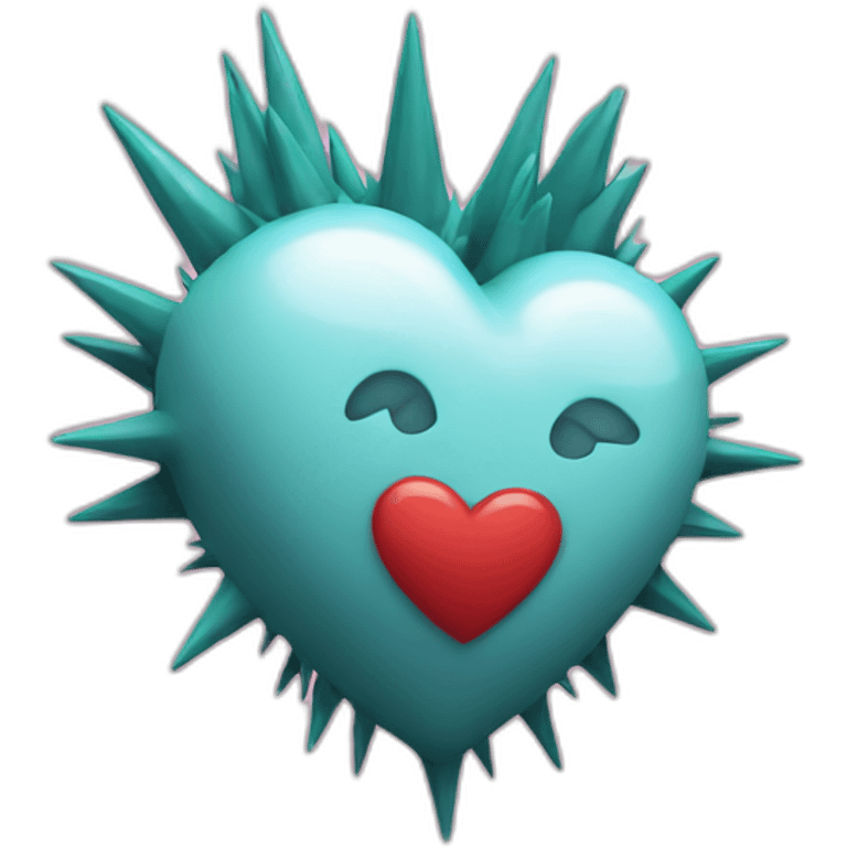 heart with several spikes emoji