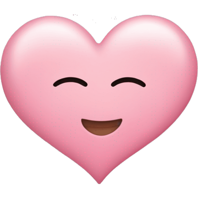 Baby pink heart emoji