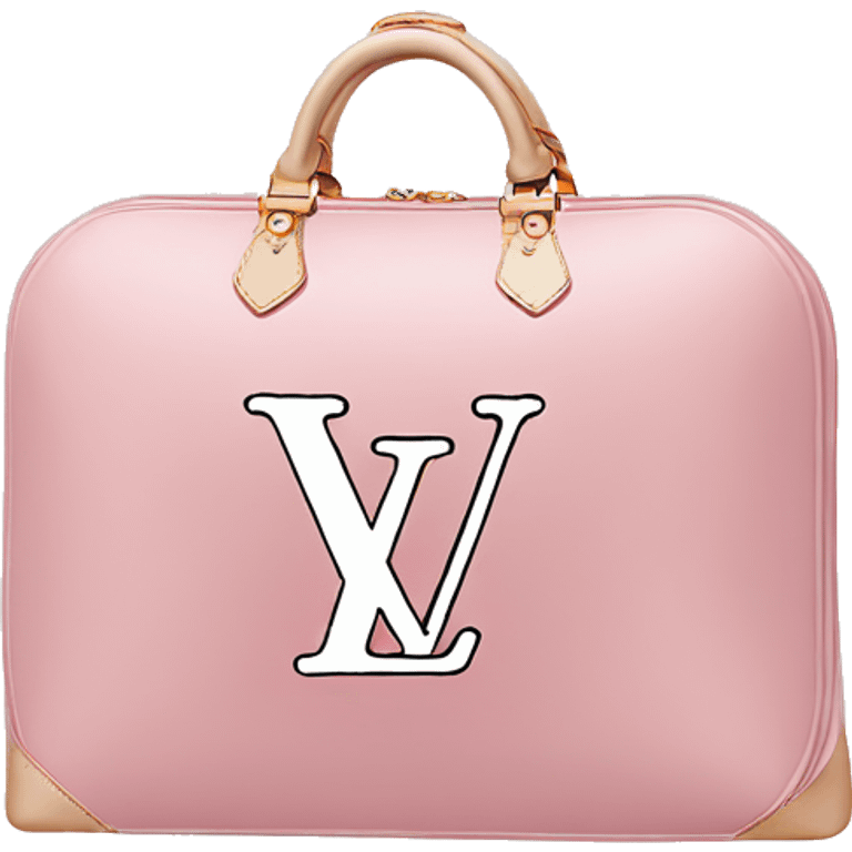 Pastel pink louis Vuitton logo emoji