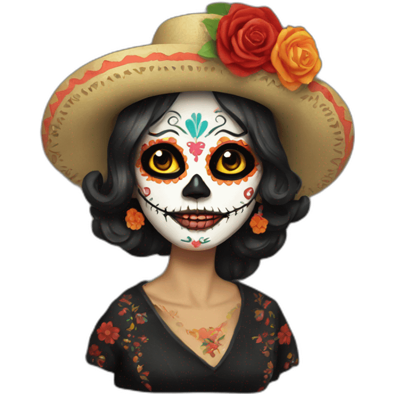 mexican catrina emoji