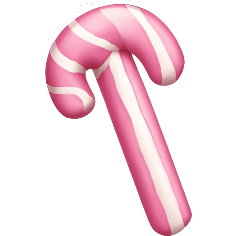 light pink candy cane emoji