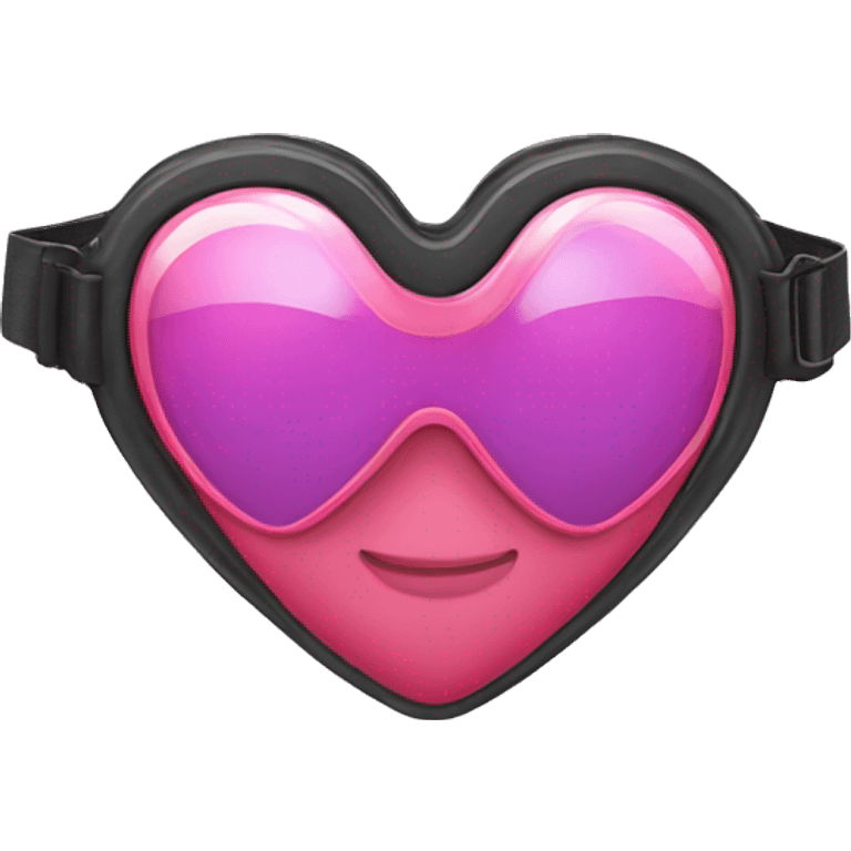 Heart shaped goggles  emoji