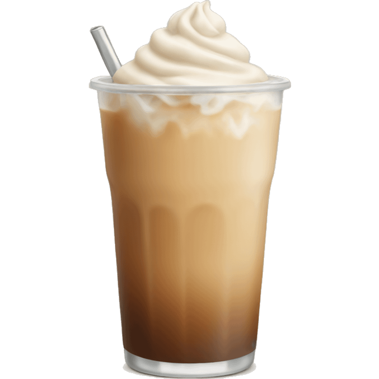 Iced chai tea latte emoji