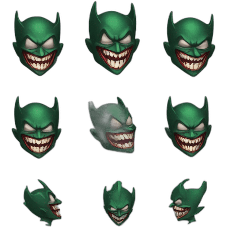 Joker Batman who laughs emoji