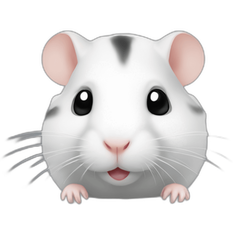 Hamster black emoji