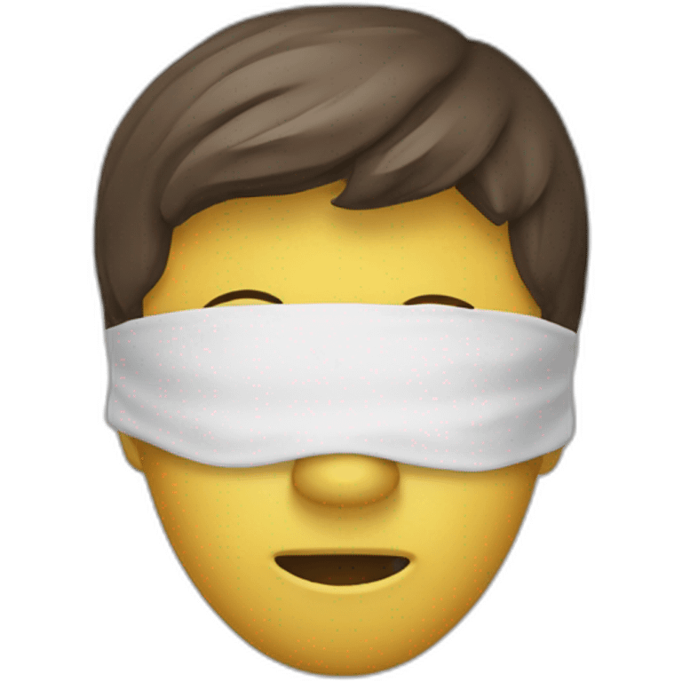 visage qui pleure avec un masque qui sourit emoji