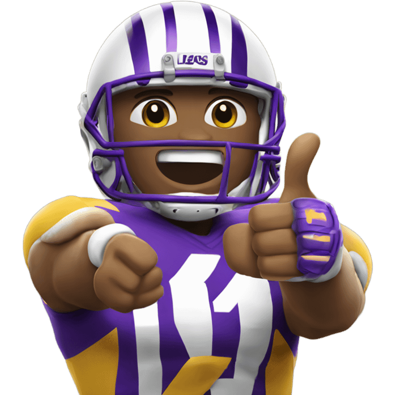 LSU tigers thumbs up emoji