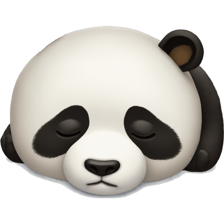 Panda sleeping emoji