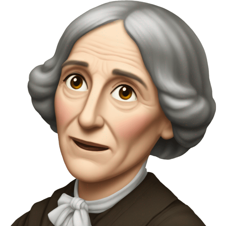 George Eliot (real name Mary Ann Evans) british writer emoji