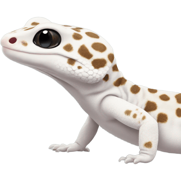 leopard gecko White emoji