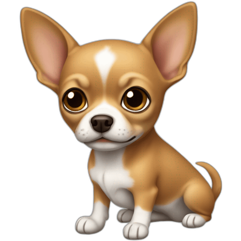 Chihuahua marron claro emoji