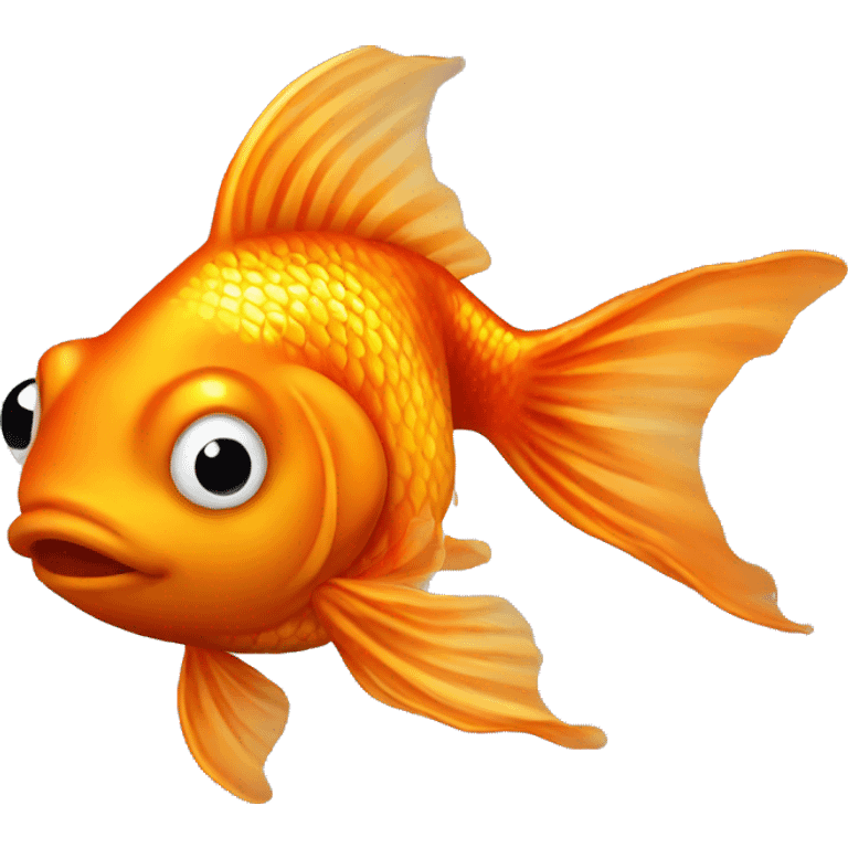 The goldfish stirs emoji