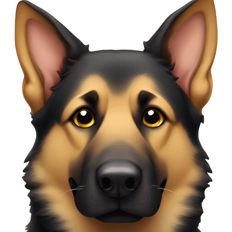 Sleepy German shepherd  emoji