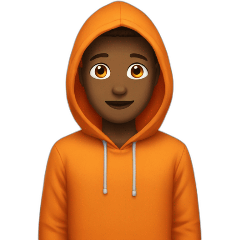 boy with orange hood emoji