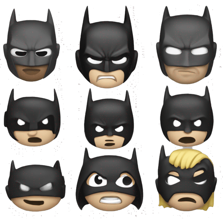 Create a emoj representing the Batman  emoji