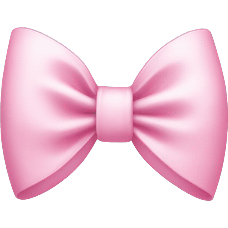 Hello kitty light pink bow emoji