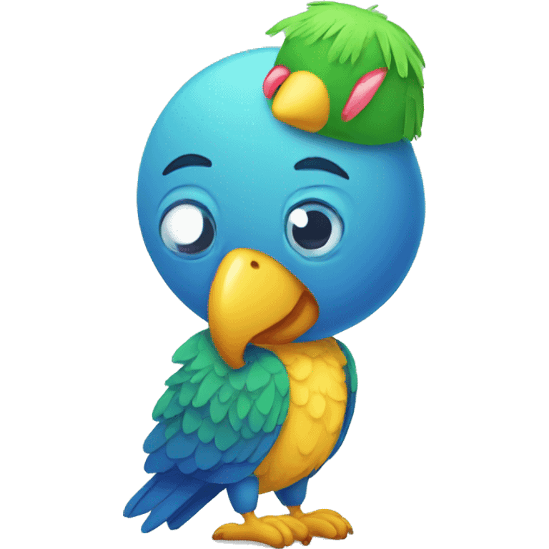 sad party parrot emoji