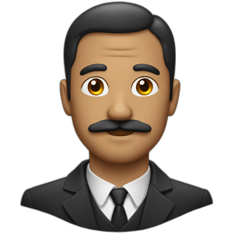 Man with mustach emoji