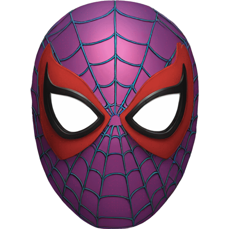 spiderman rainbow mask emoji