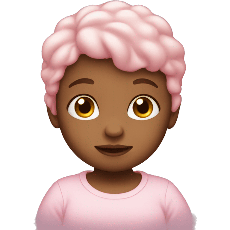 Light pink baby emoji