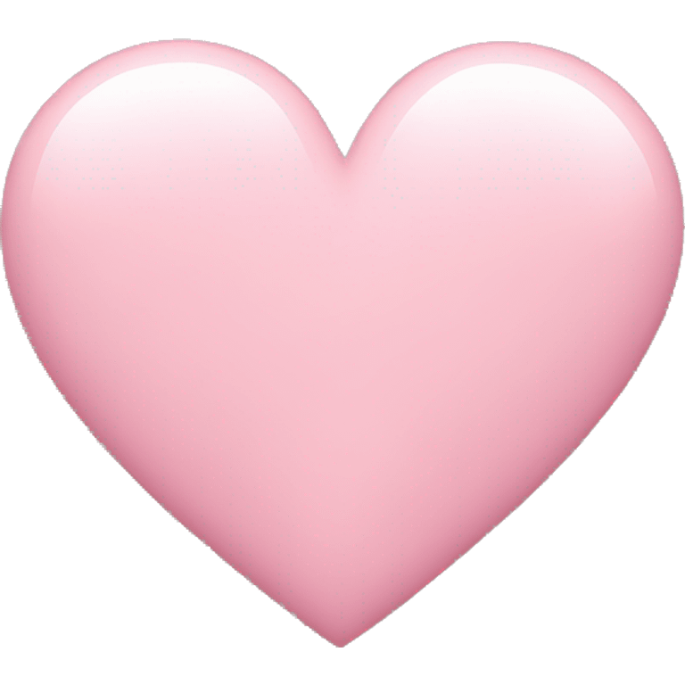 Baby pink heart emoji