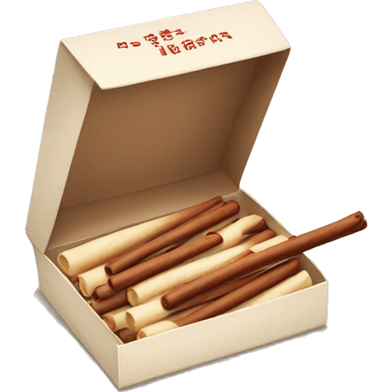 a box of pepero emoji