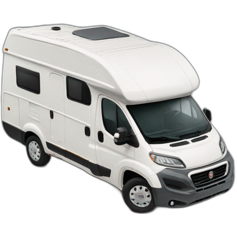 Converted Fiat Ducato campervan emoji