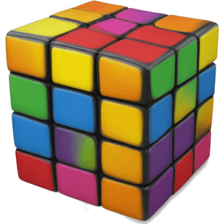 bolder rubix cube emoji