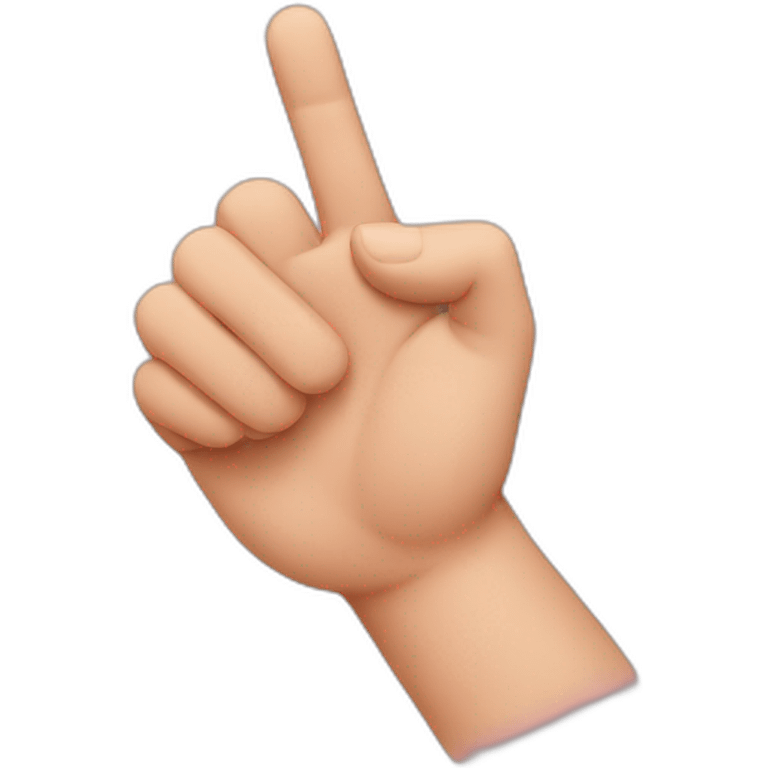 Hand with the thumb and the pinky are crossing each other emoji