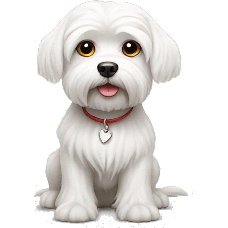 white maltese dog emoji