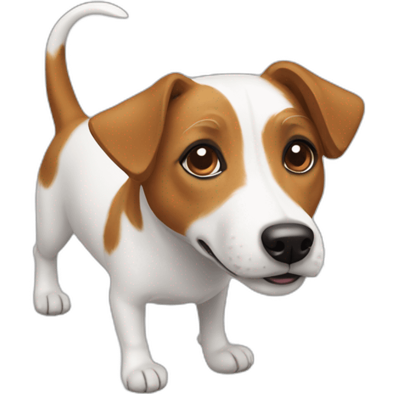 jack russell dog emoji