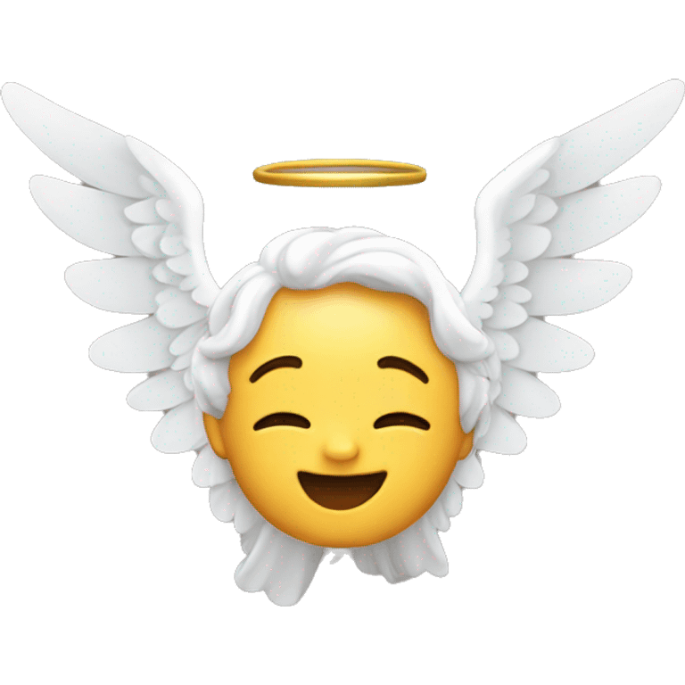 Angel with wing emoji