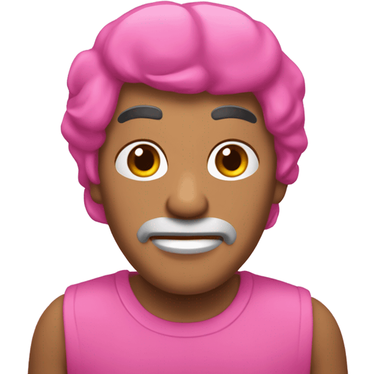 megafono en color rosa  emoji